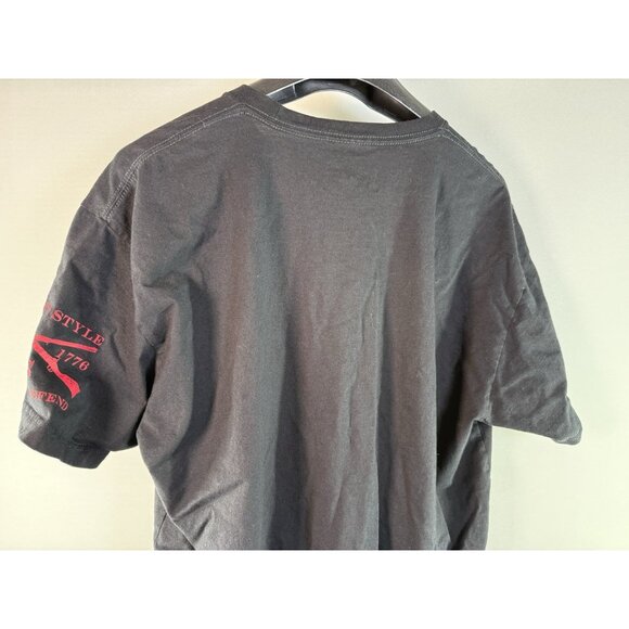 Grunt Style Mens XXL Military THE OATH American Flag Veteran Tshirt Black - Picture 8 of 12